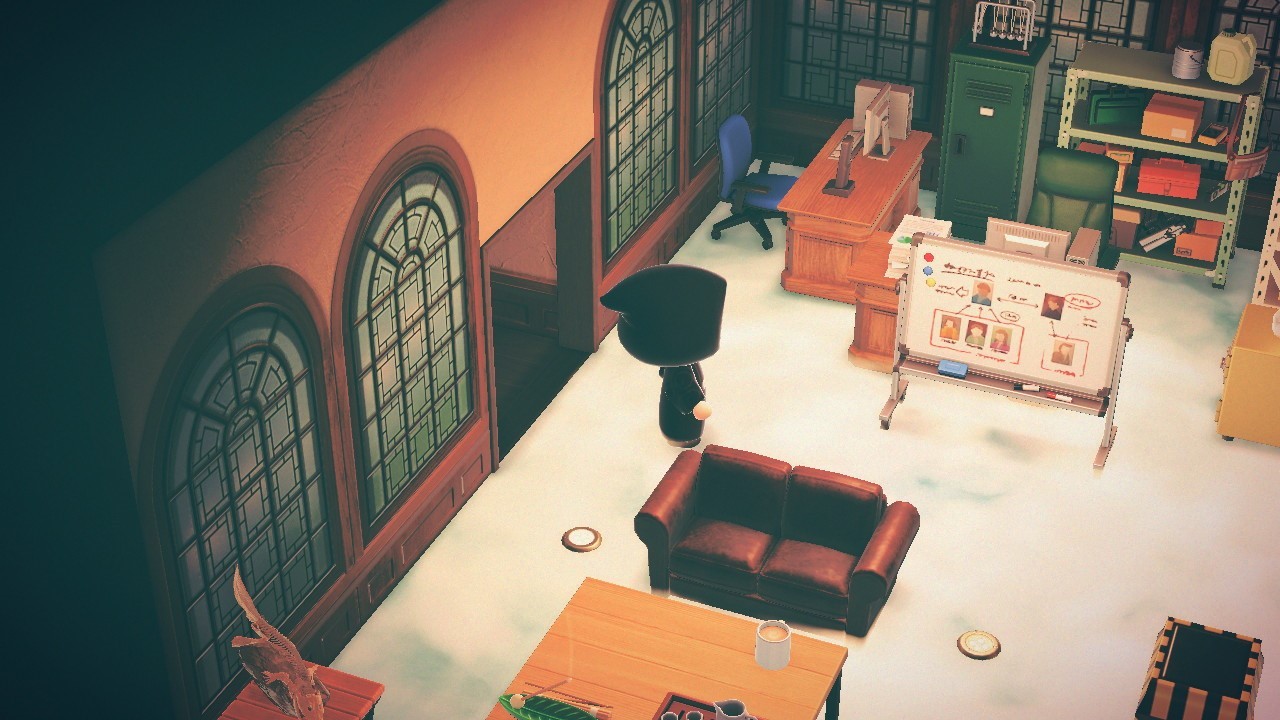 Guardian SID Office Recreated in ACNH Video Game