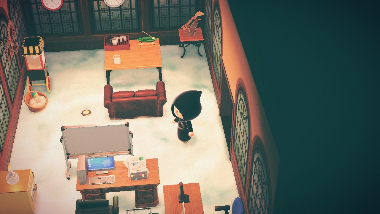 Guardian SID Office Recreated in ACNH Video Game